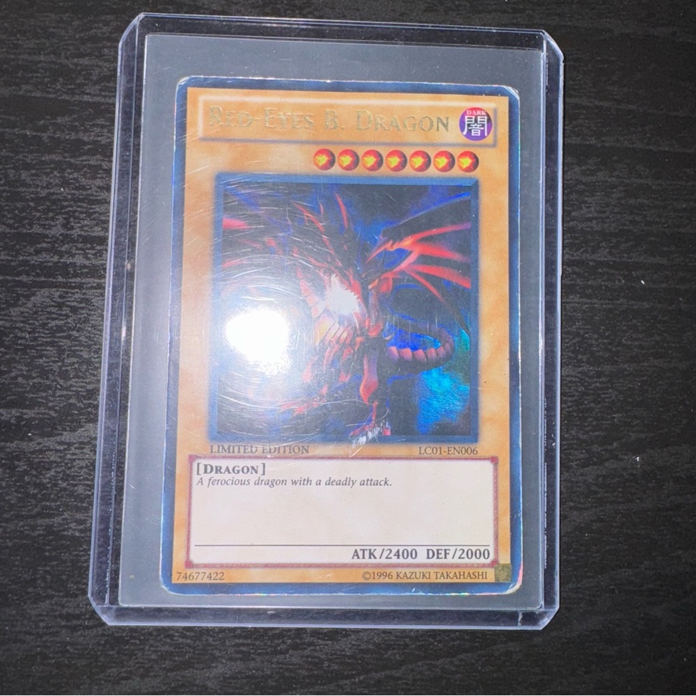 Yugioh Red Eyes B Dragon Limited Edition 74677422 Card
